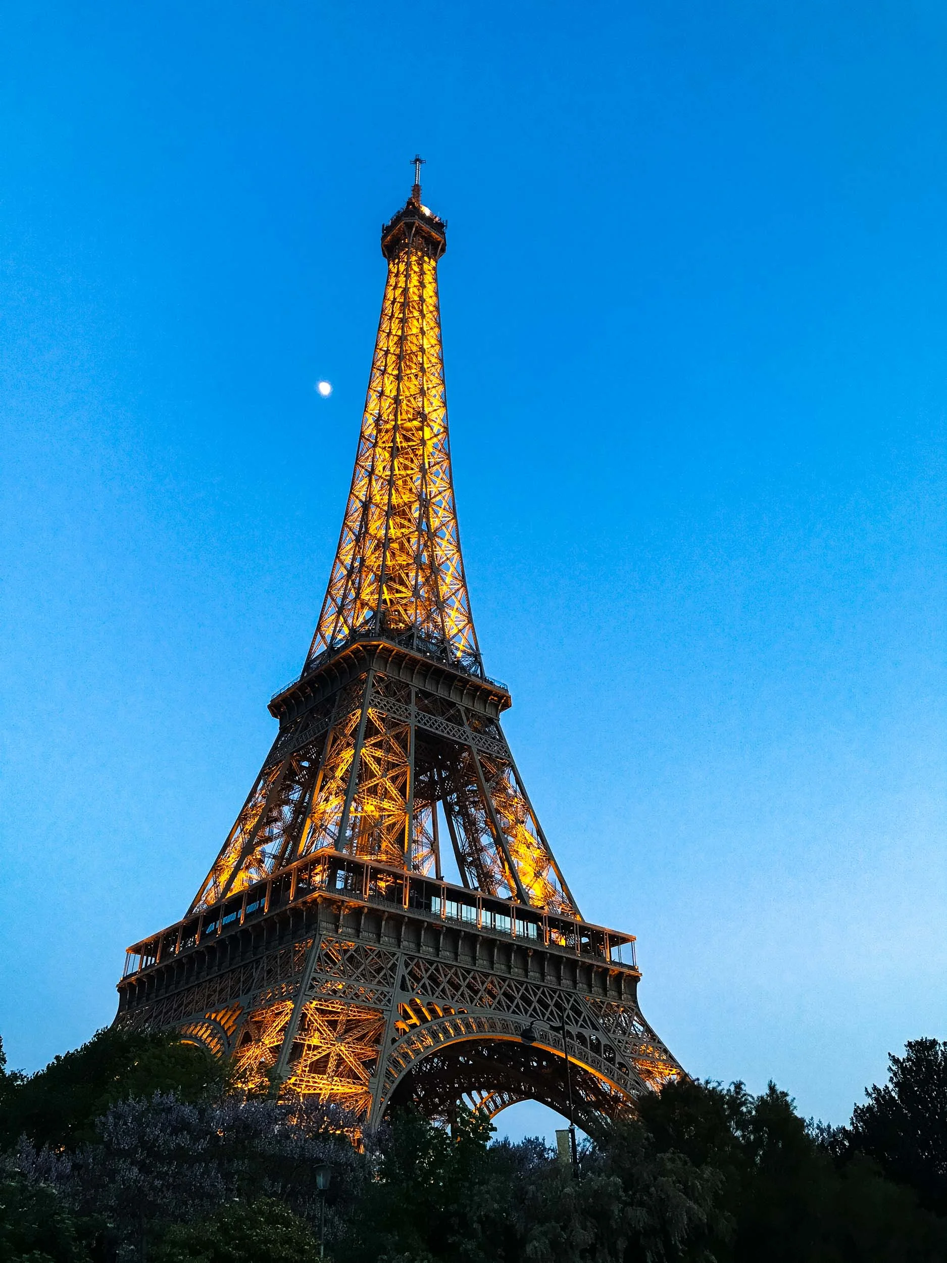 Tour Eiffel at Night Paris, France 2017