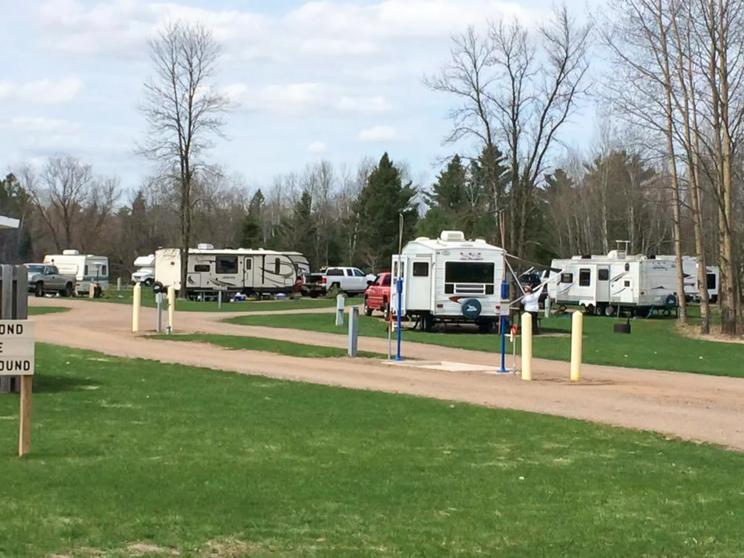 Drummond Lake Campground Northwest Wisconsin RV Park Hookups