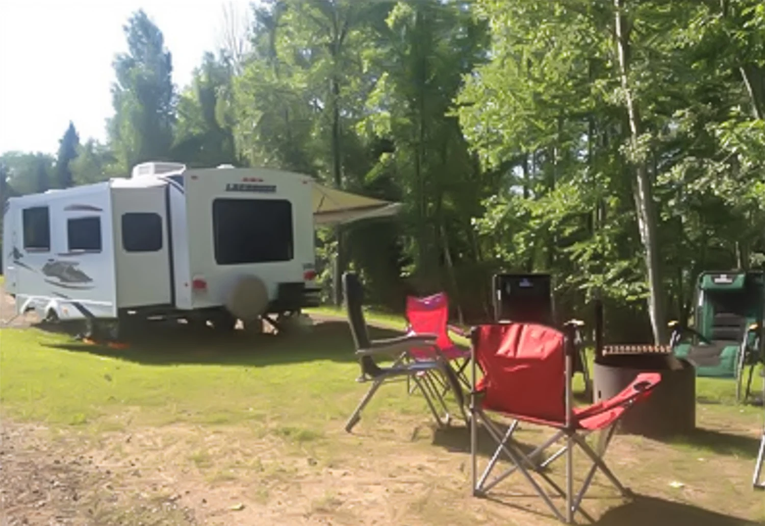 Drummond Lake Campground Northwest Wisconsin RV Park Hookups