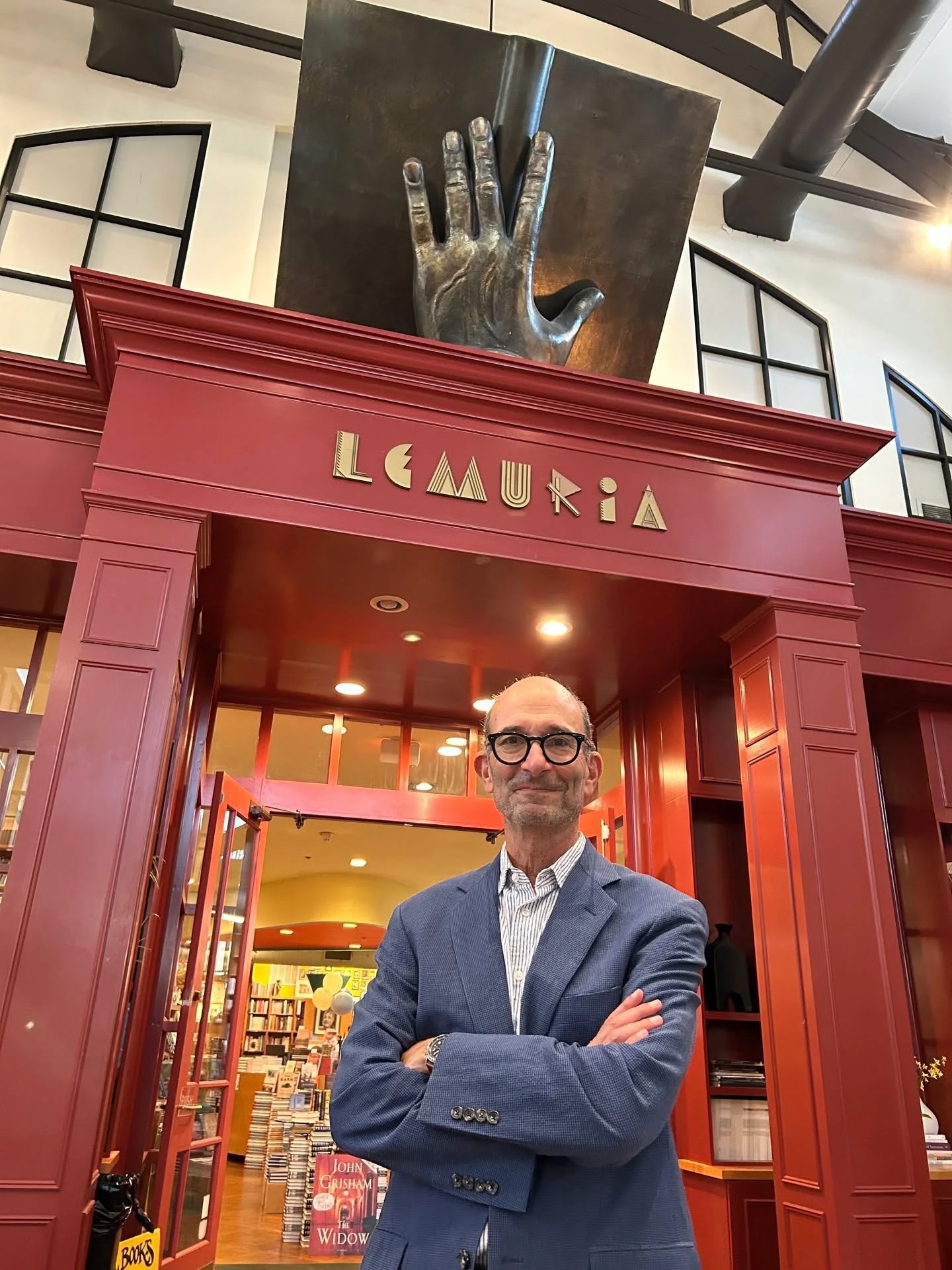 Big fun @lemuriabooks celebrating 50 years &amp; John Evans! #jacksonms #indiebookshop #readbooks