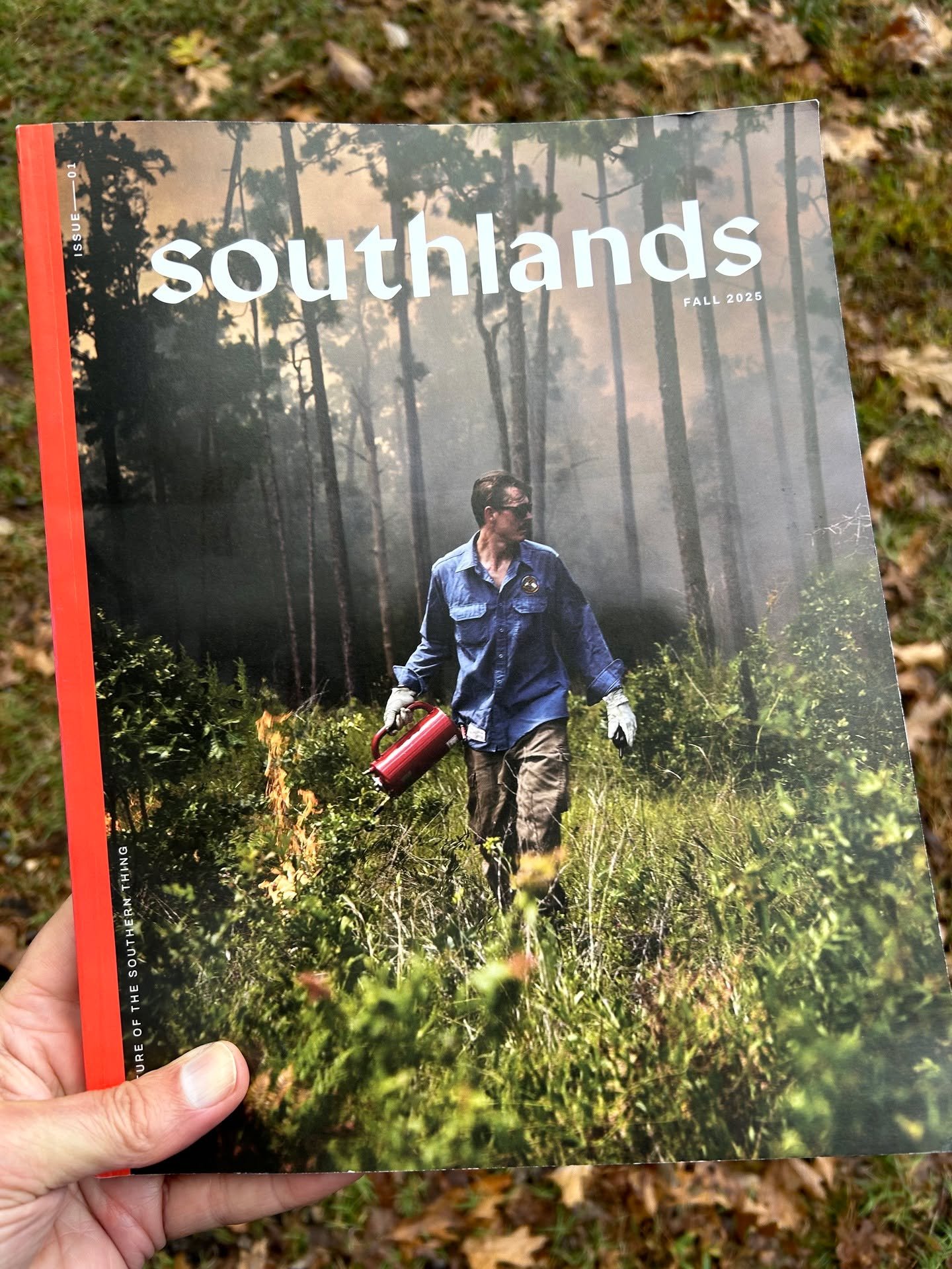 On this drizzly morning @sofestofbooks I finally have my hands on a tremendous achievement&mdash;Issue #1 of my friend @boyceu&rsquo;s magazine, @southlandsmag. What a gift to Southern writing. Please subscribe and support Southlands!