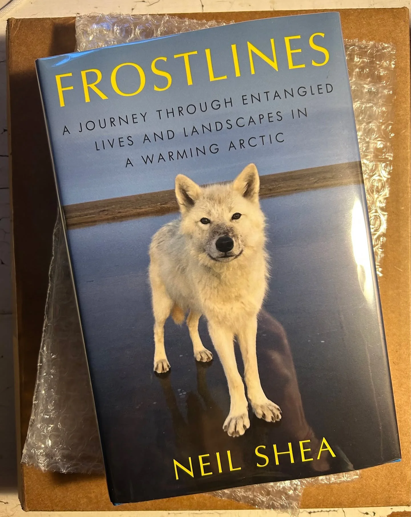 Congrats to friend/writing mentor @neilshea13 on his 1st book! Thx @lemuriabooks for the fun mail #frostlines #amreading