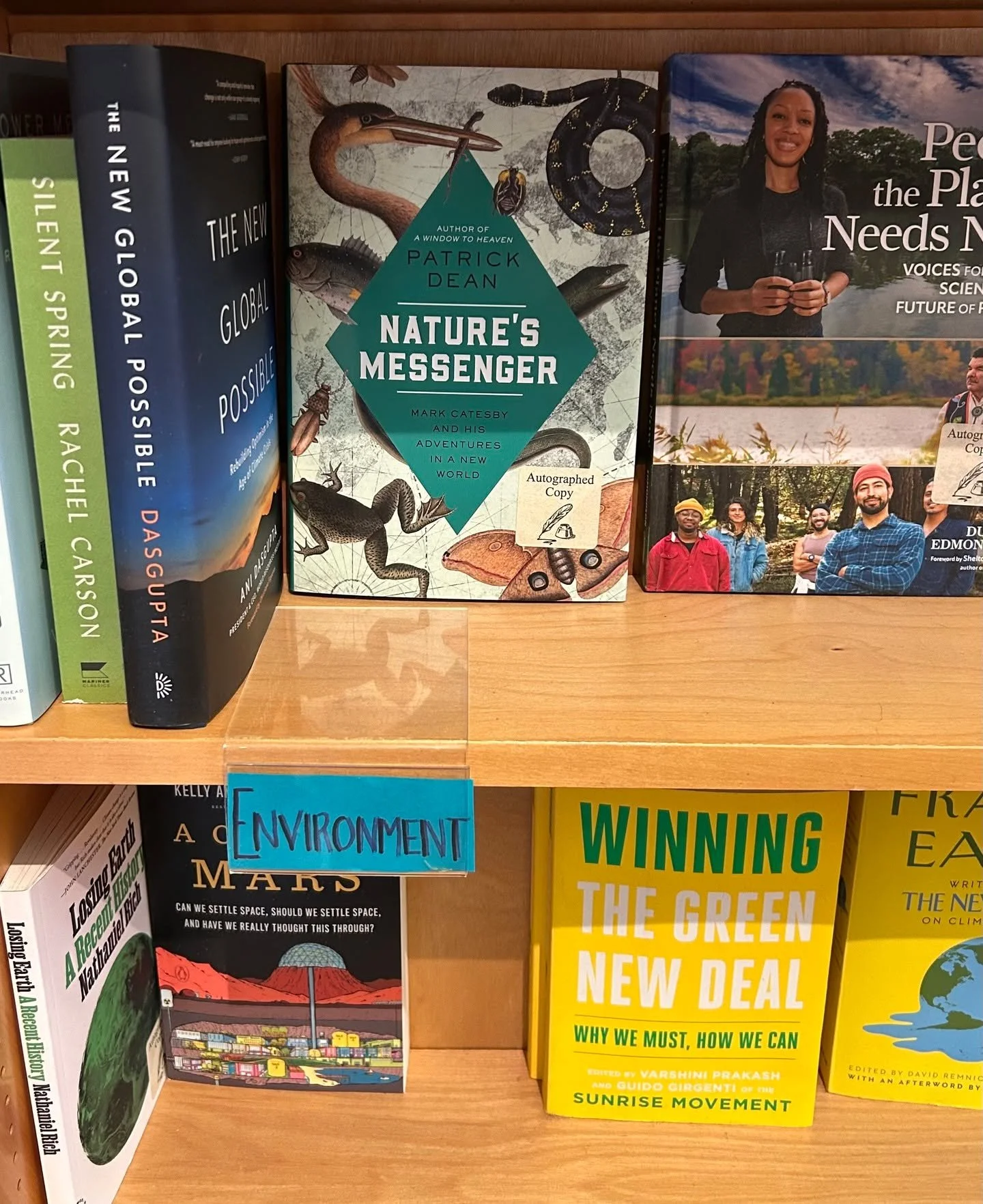 1st time @octaviabooks -- proud to see #NaturesMessenger there! Great #independentbookstore in #nola #neworleans