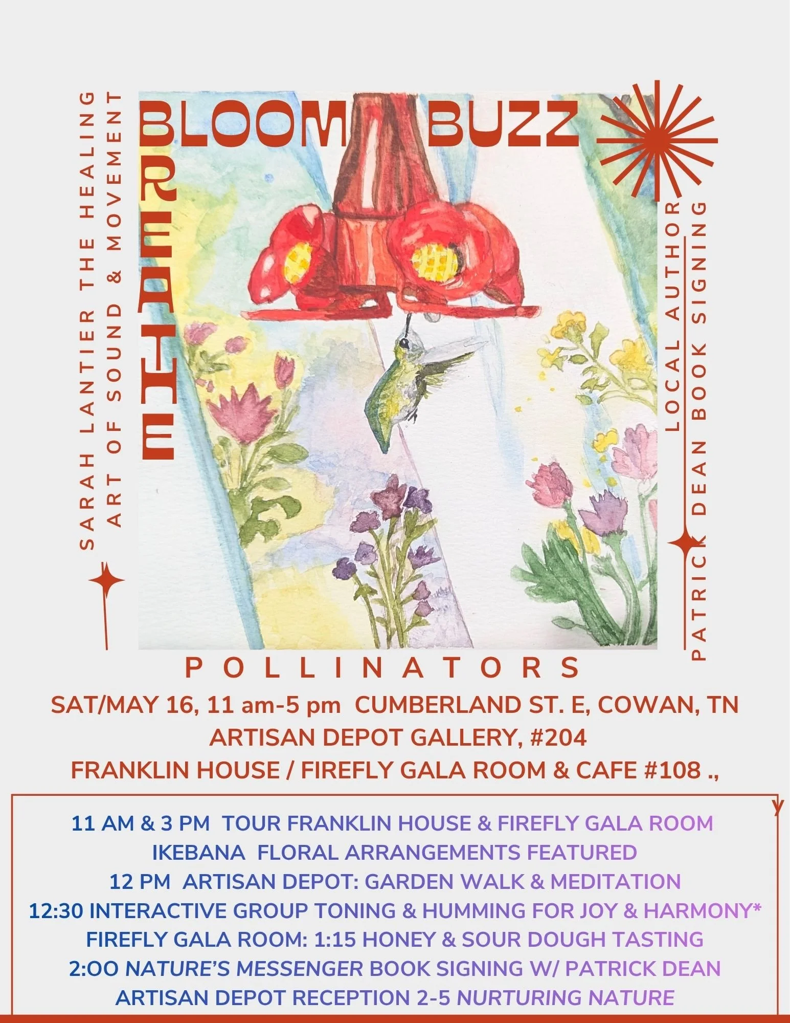 Tomorrow I'll be signing my books in #CowanTN at the Pollinator Festival, come check it out! #MarkCatesby