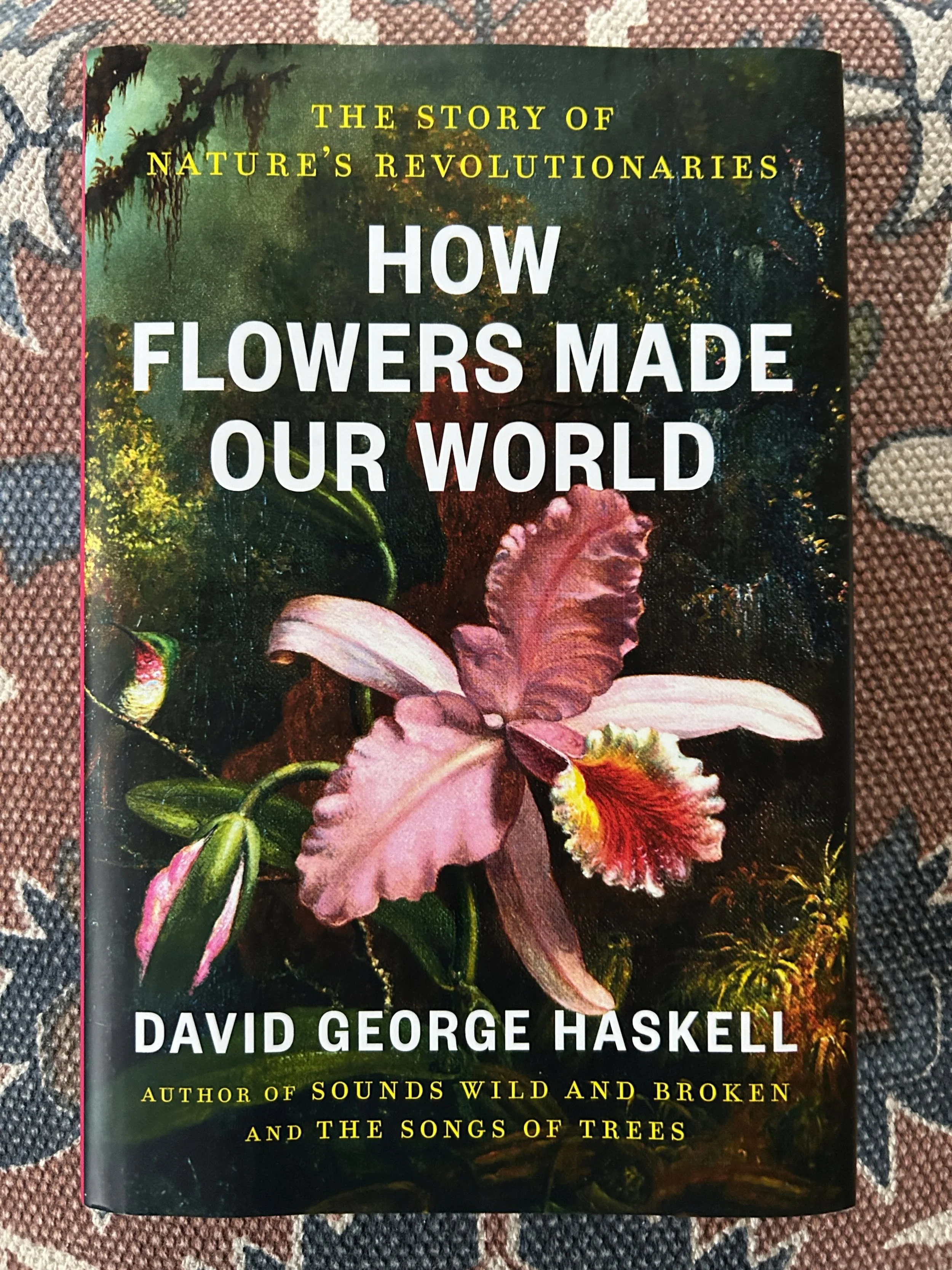 Ran into @davidgeorgehaskell at @sofestofbooks just as I had begun his latest. It's the kind of brilliant book that shows the world to you differently. Kudos! #amreading #sewaneewriters
