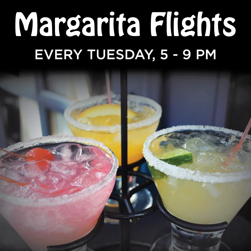 Margarita Flights / Every Tuesday / 5-9 pm