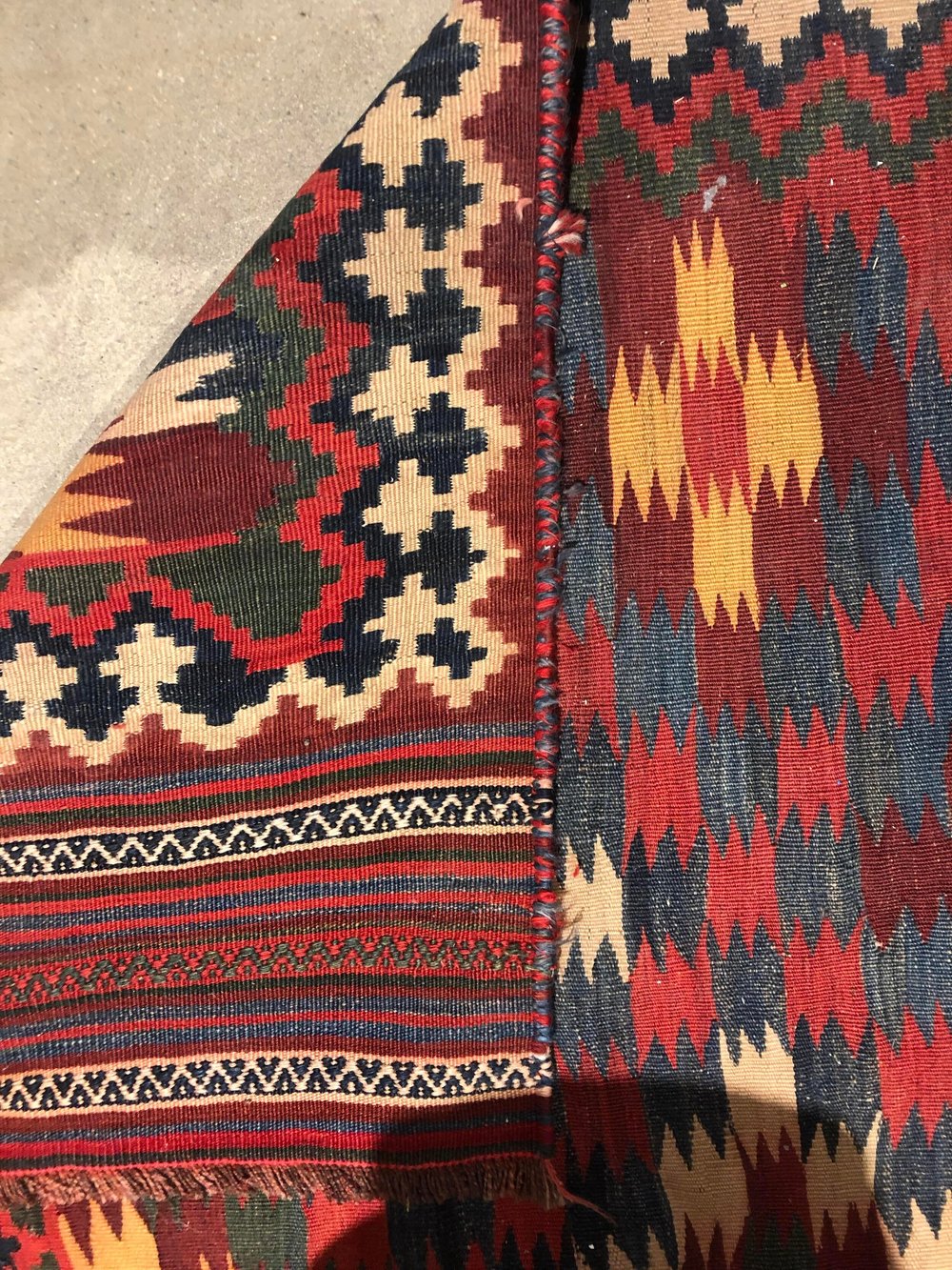 Antique Persian Kilim Qashqai Rug Boston Design Center