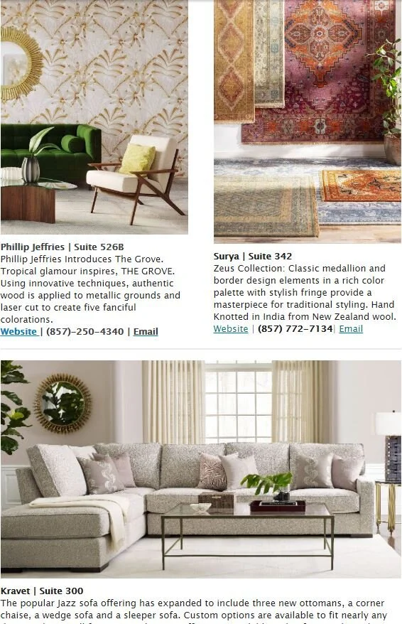 March Journal: Shop the Showrooms