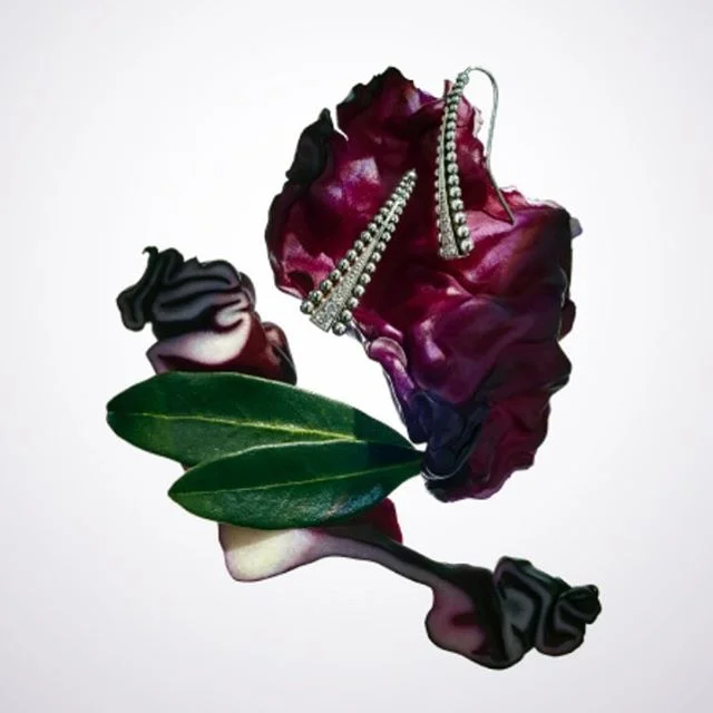 Jewelry - photography @paul____c Retouching @lipphotography Styling by moi @lagos_jewelry #jewelry #purple #funonset #photograghy #stilllifephotography #stilllife #composition #simple #florals #fruit #cabbage #beauty