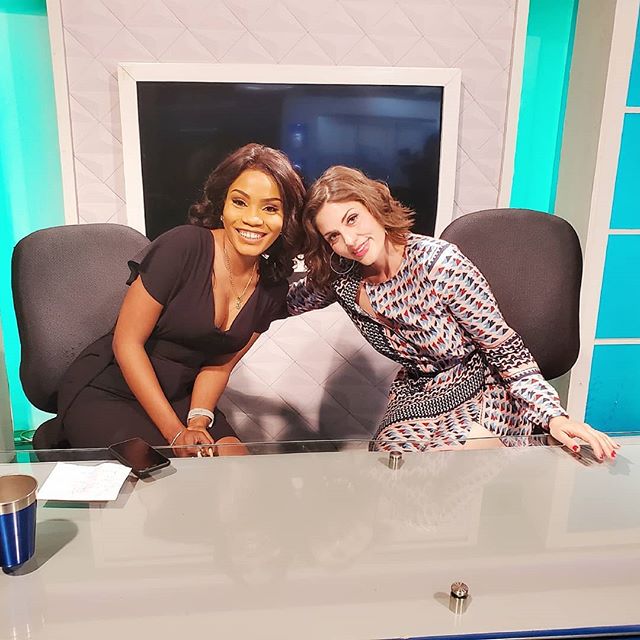 So great to sit down for some real talk with fabulous host @jackieiseverywhere #jackieacquaye of @metrotvgh to chat about writing music to heal as a survivor, the state of the world for girls, what they can do to protect themselves and heal and what 
