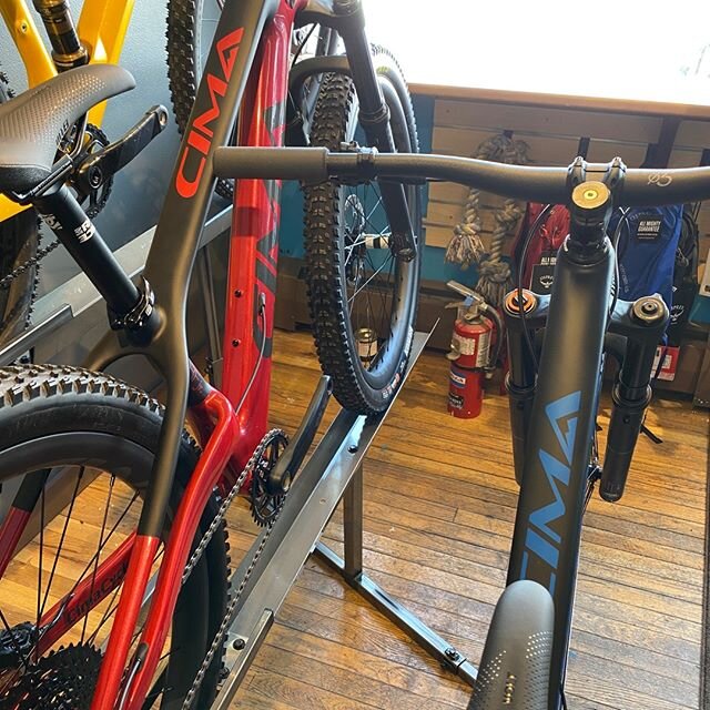 Red CIMA or Blue CIMA? Either one, it is a new CIMA. We're super excited about this bike and will share more details soon. Not so secret, these are at Ute City Cycles to check out 😉