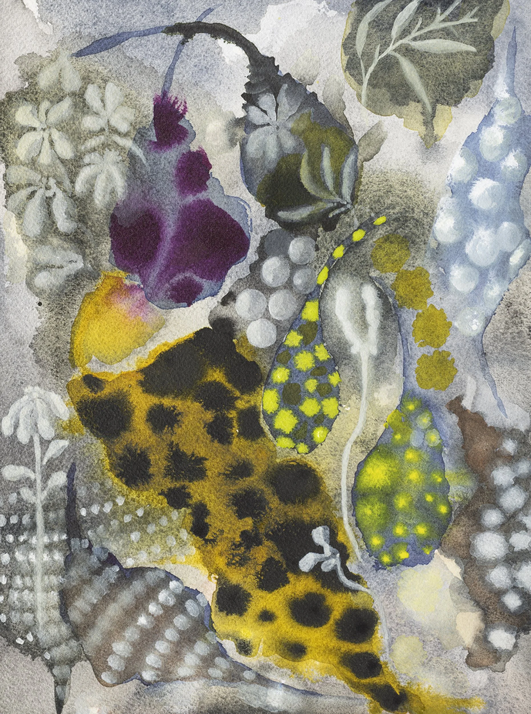 Jody Guralnick, Untitled, 2025, watercolor on rag paper, 9" x 12"