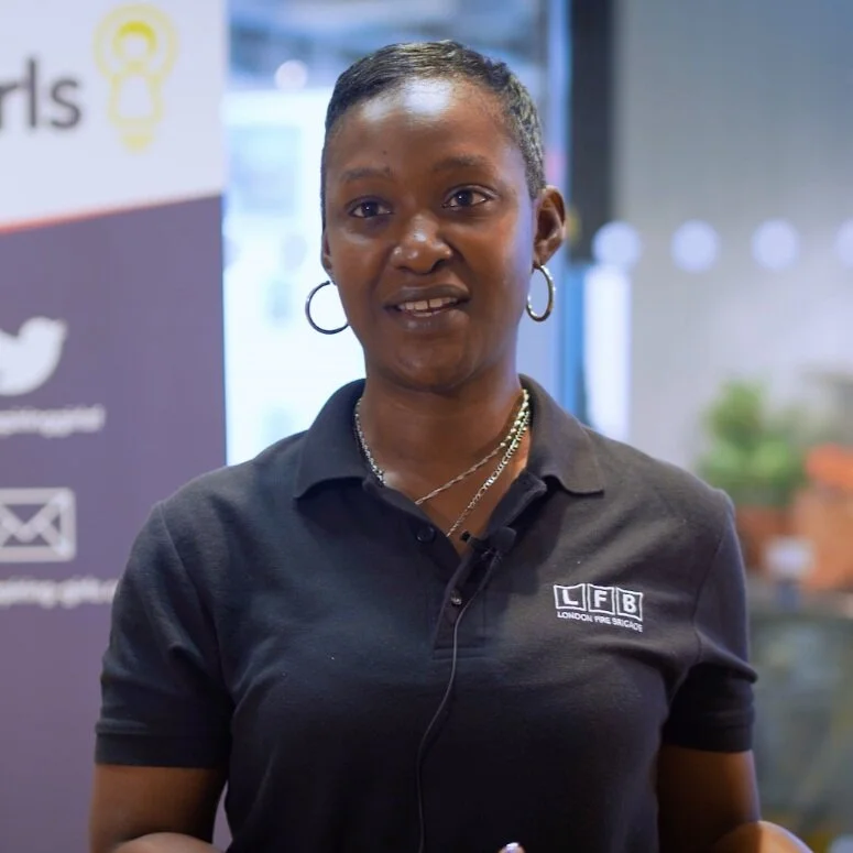 Dione Wilson-Brown, Outreach Support Co-ordinator for London Fire Brigade