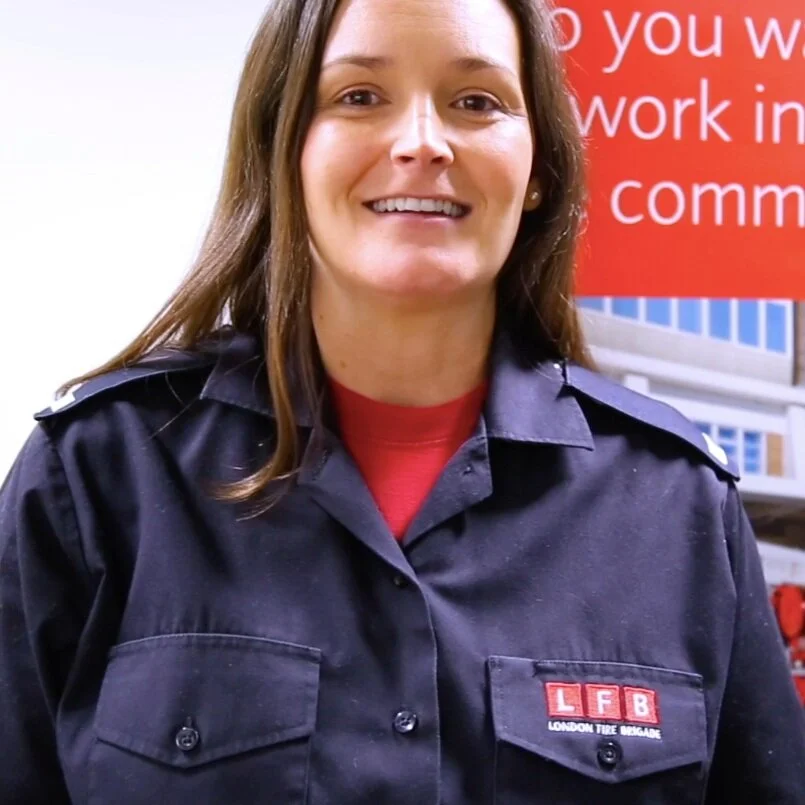 Katy Robson-Malone, Leading Firefighter for London Fire Brigade