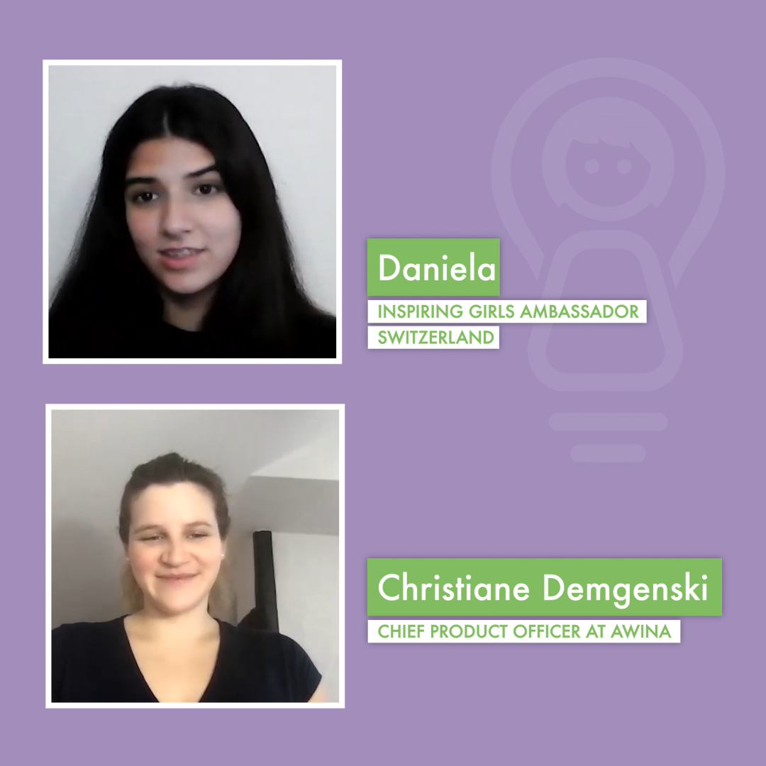 Daniela, Young Ambassador to Switzerland interviews Christiane Demgengski, Chief Product Officer at Awina