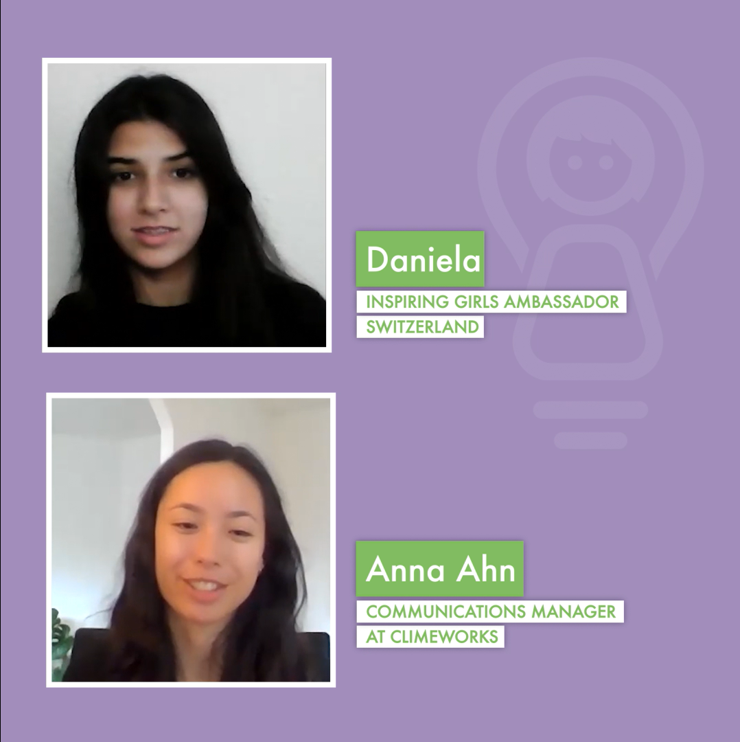 Daniela, Young Ambassador to Switzerland interviews Anna Ahn, Communications Manager at Climework 