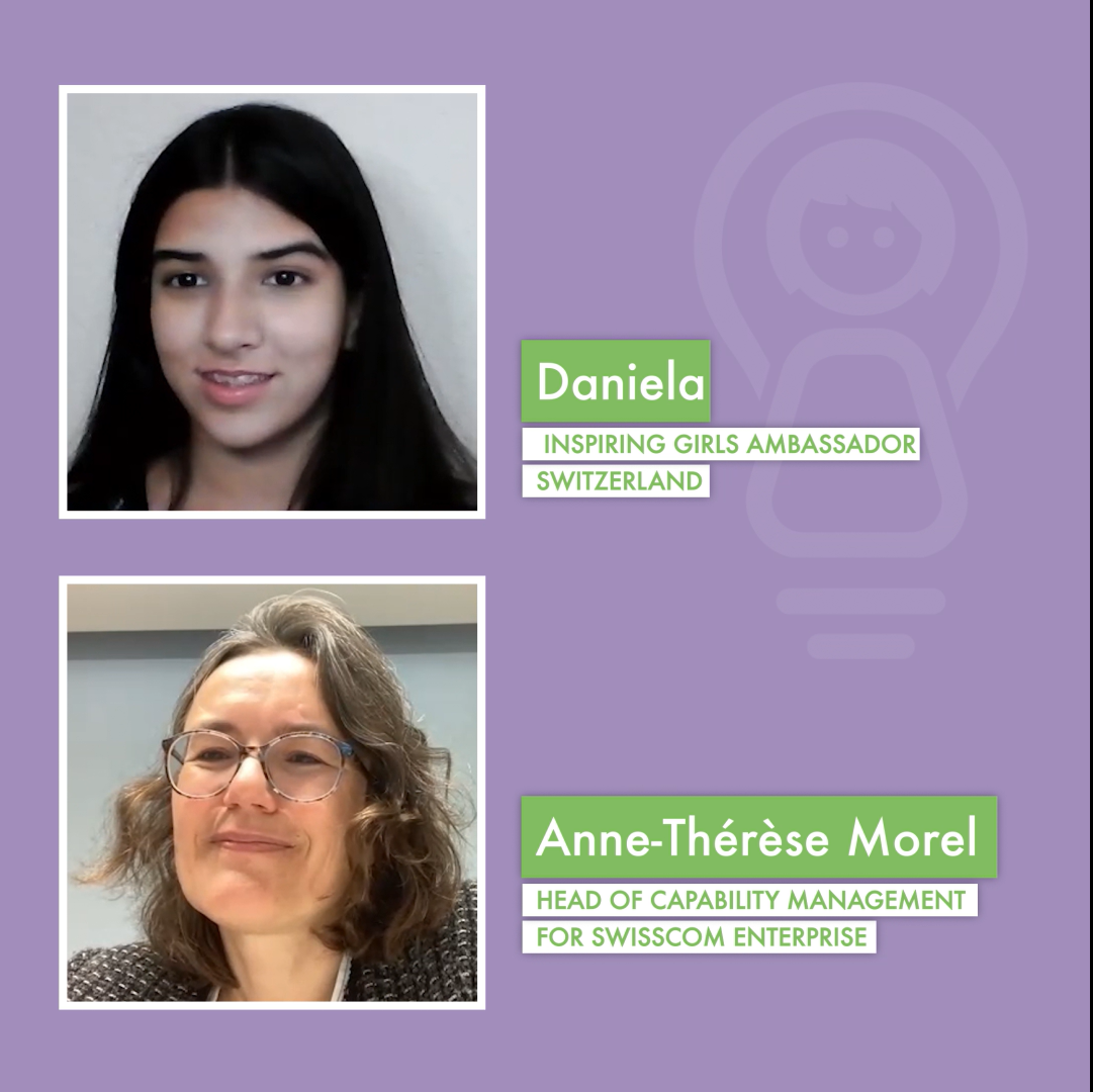Daniela, Young Ambassador to Switzerland interviews Anne Thérèse Morel, Head of Capability Management