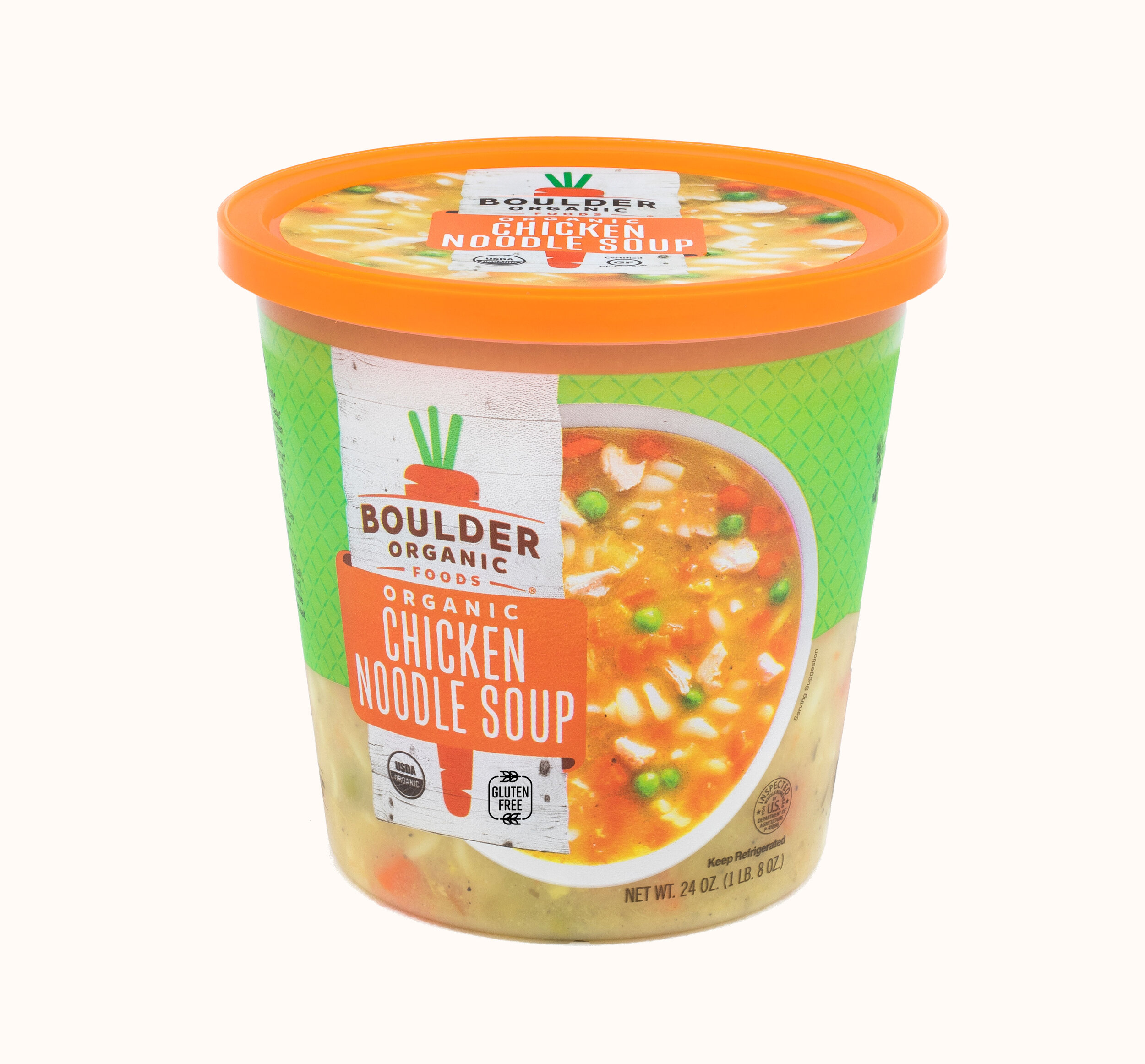 Chicken Noodle Soup - organic chicken, gluten-free noodles in bone