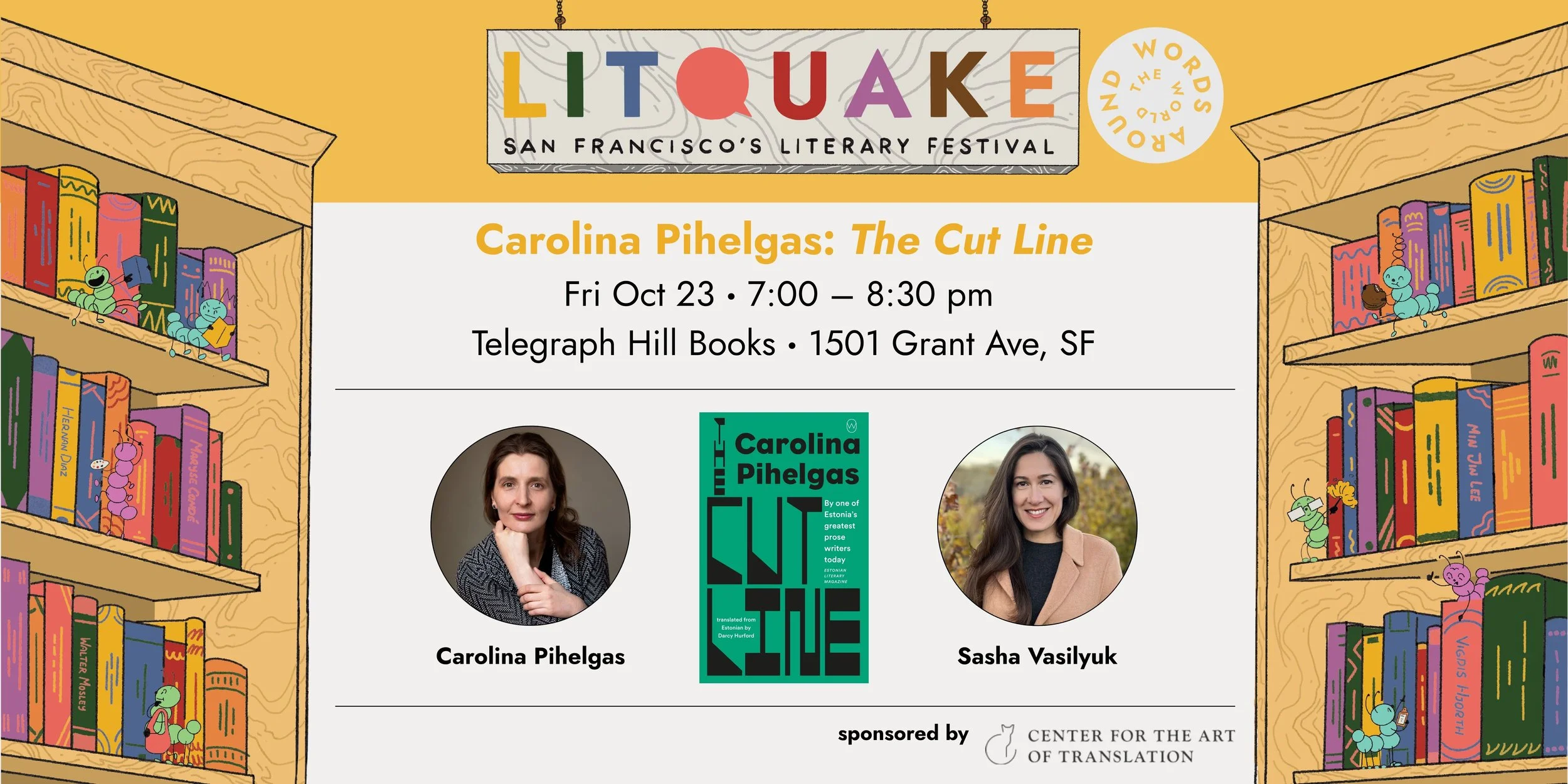 Litquake: Talk with Lithuanian author Carolina Pihelgas