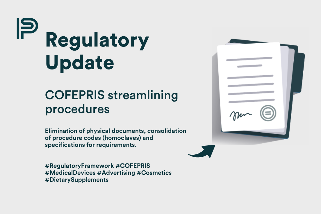 RAUpdate Administrative modernization of COFEPRIS: Streamlining procedures