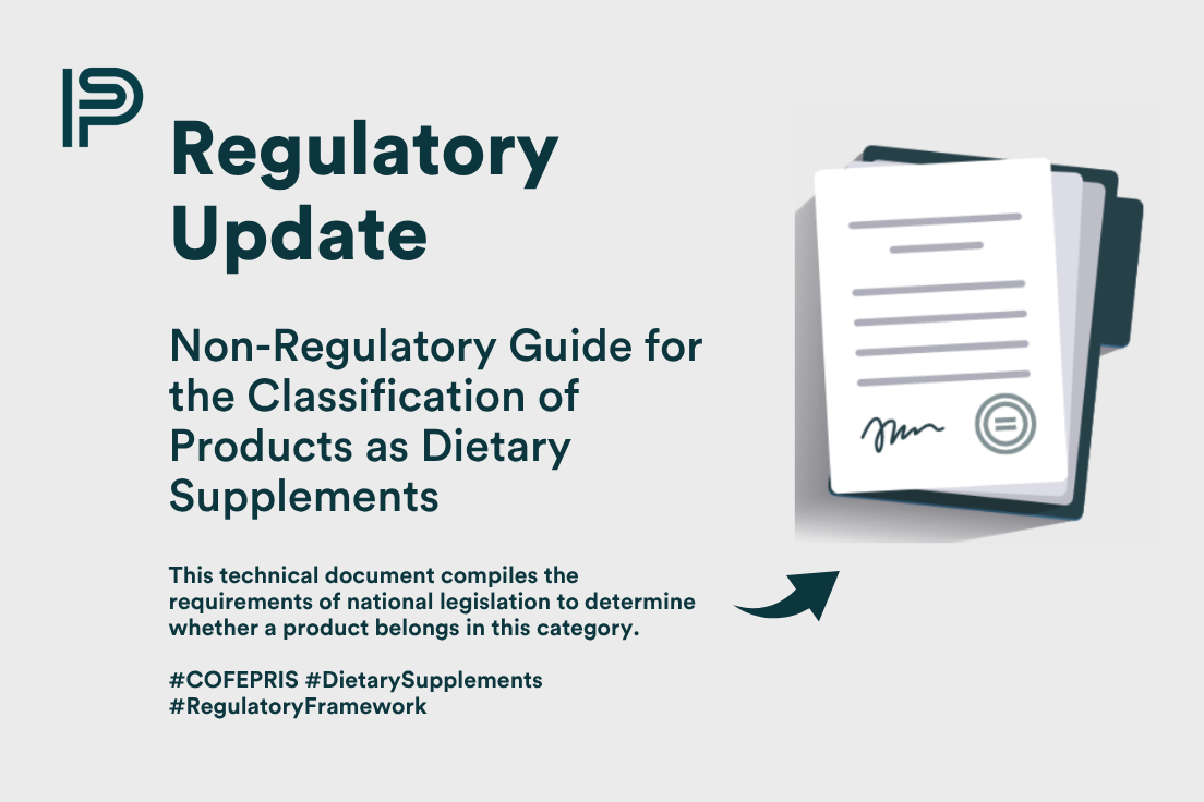Dietary Supplement classification: Scope of the new Non-Regulatory Guide.