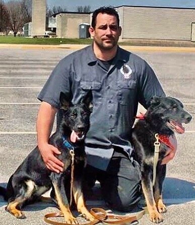 About 5 years ago when K-9 Annie certified alongside her dad K-9 Adak. Annie  was a protege certifying USPCA and US Army before reaching the age of 1.  I am guessing she made K-9 Adak proud, she makes us proud.
#dogsfordefense #d4d #k9 #bombdog #drug