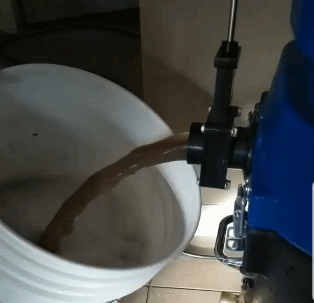 Dirty water recovery with the Esteam Ninja 400 after the job was done