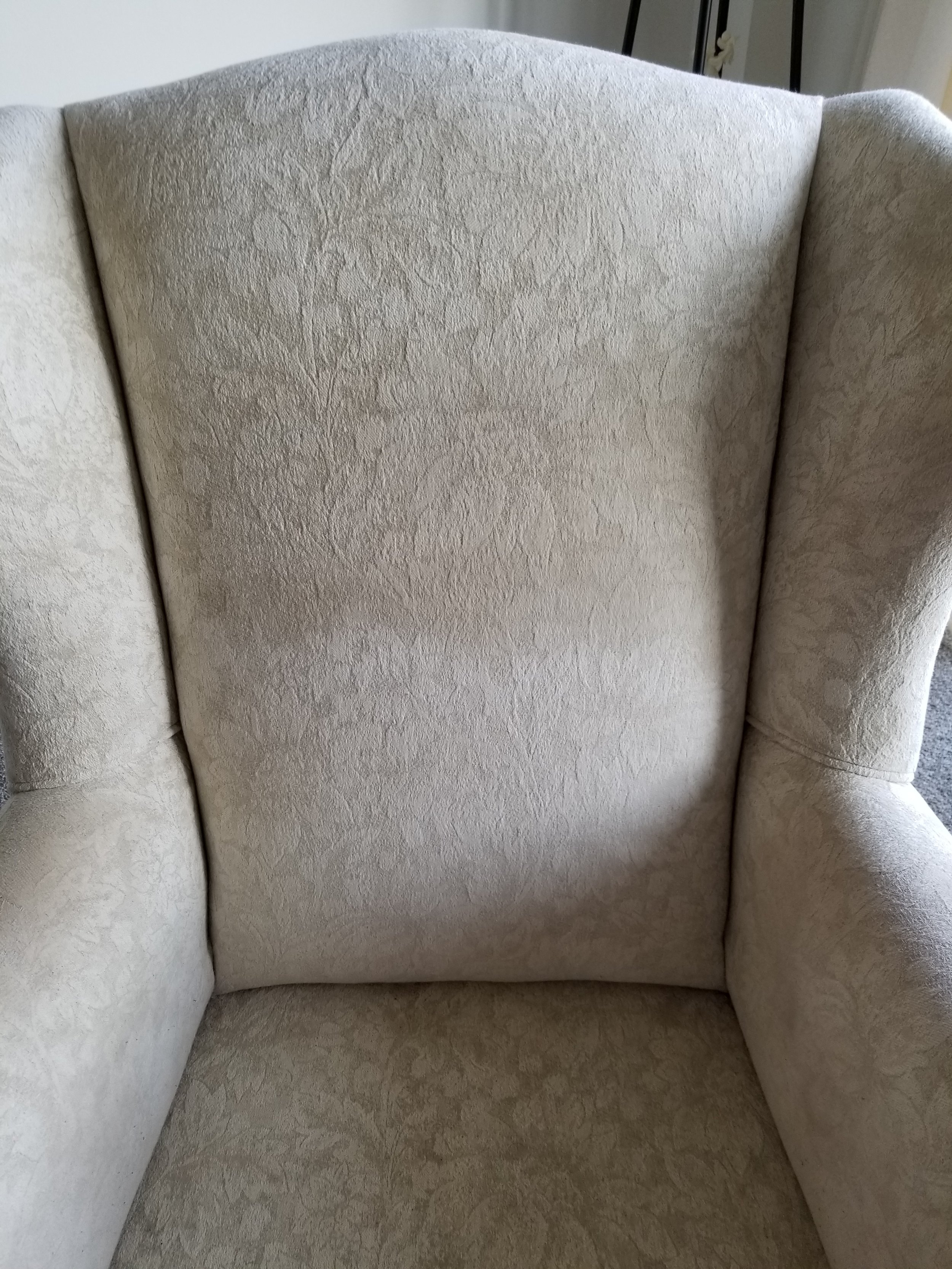 high back chair cleaning