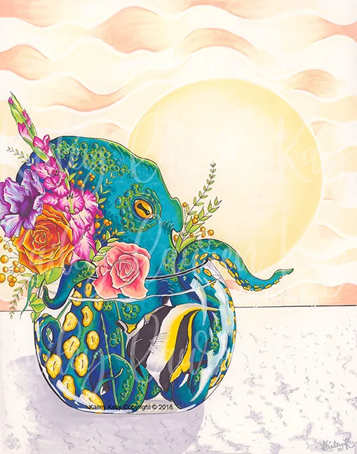 Octopus' Garden Illustration by Kailey Lauren Kay