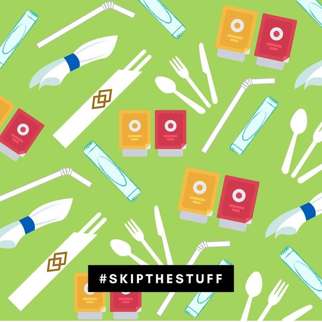 NO THANK YOU, I DON&rsquo;T NEED KETCHUP. #SkipTheStuff

Please sign  @healthebay petition to support legislation in LA that reduces plastic trash and saves restaurants money.  #skipthestuff requires take out and delivery &ldquo;extras&rdquo;- like s