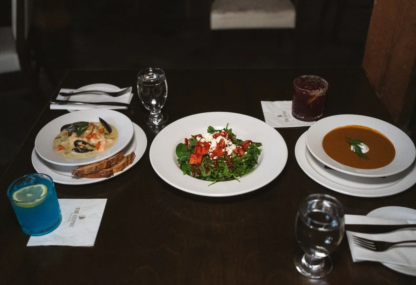 ✨ From vibrant starters to indulgent mains ✨
🍴 Fresh flavors, bold colors, and dishes crafted to impress.
🥂 The perfect table awaits at The Gypsy Tea Room.

📍 315 Water Street | #StJohnsEats
#GypsyTeaRoom #DowntownStJohns #TasteTheCity #FoodieStJo