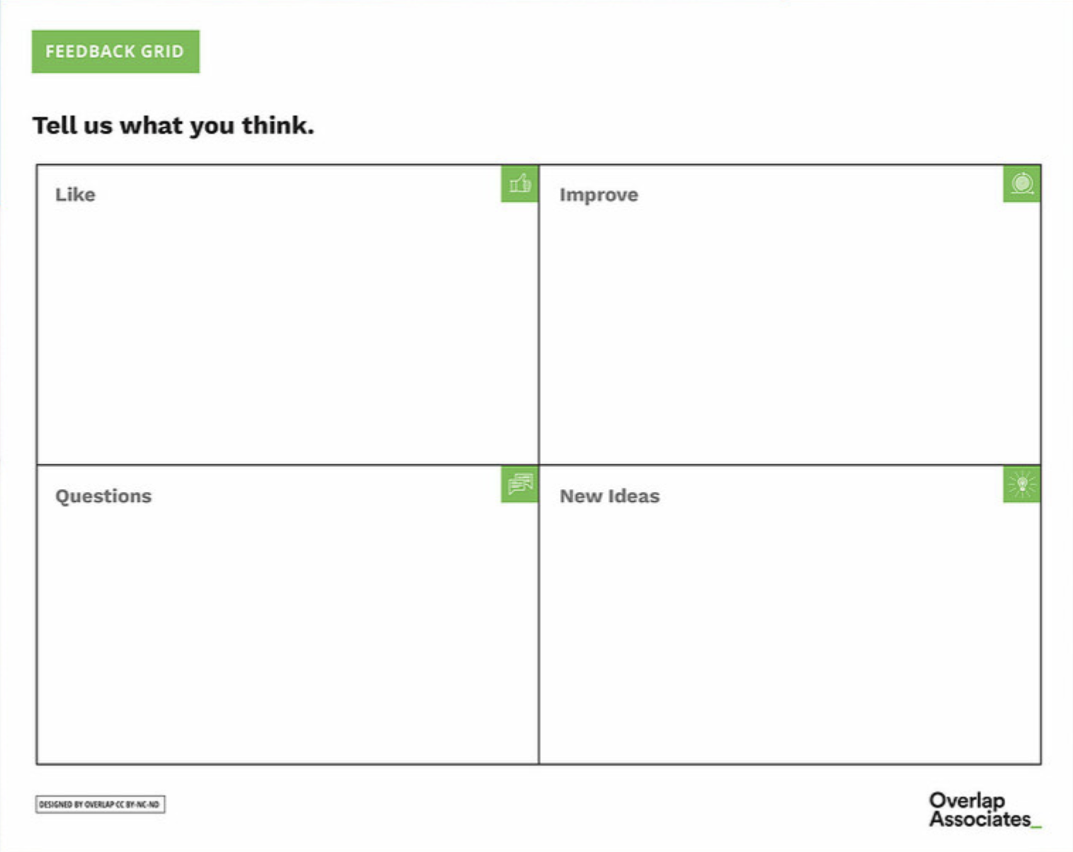 Feedback Grid — CoCreating WellBeing