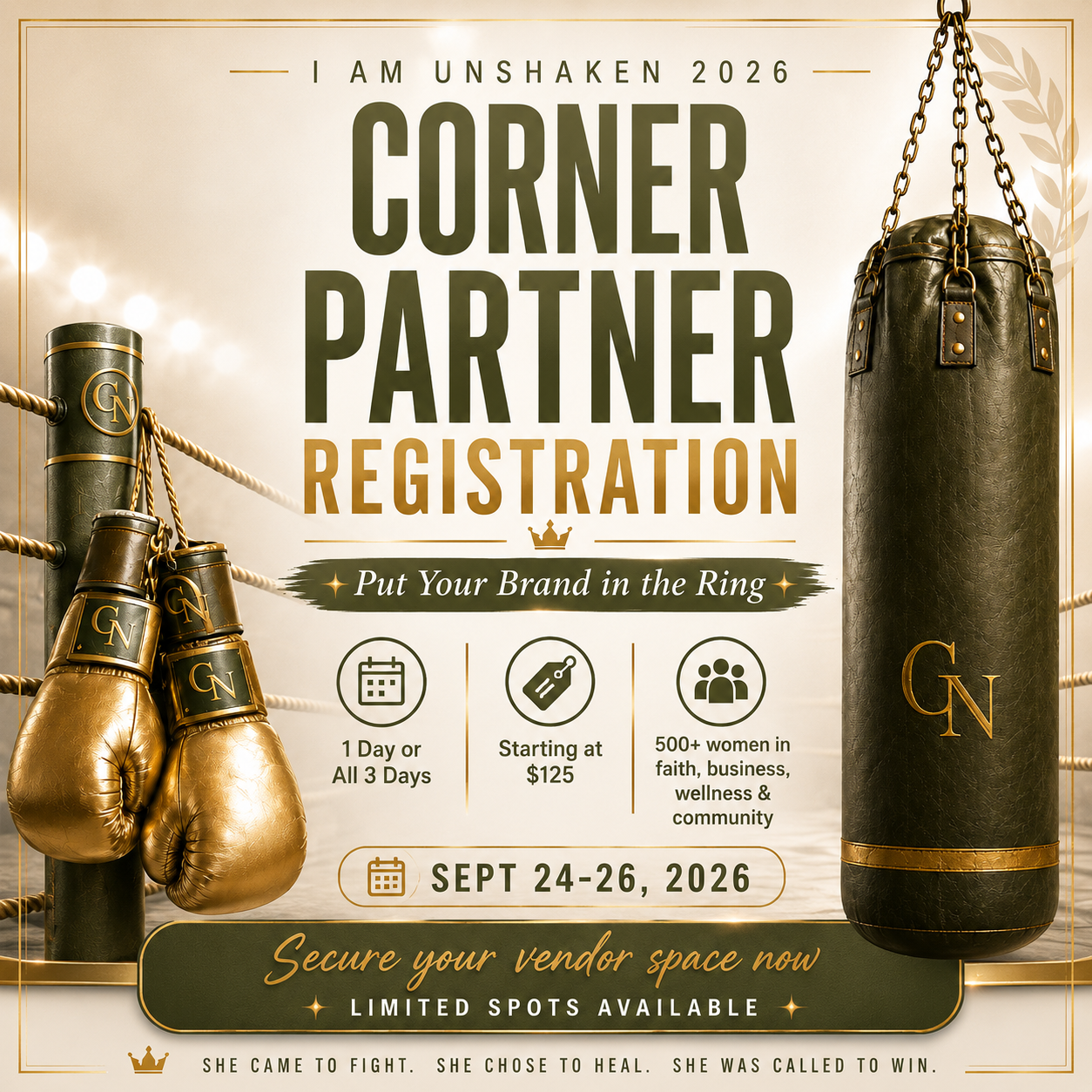 I AM UNSHAKEN 2026 Corner Partner Registration
