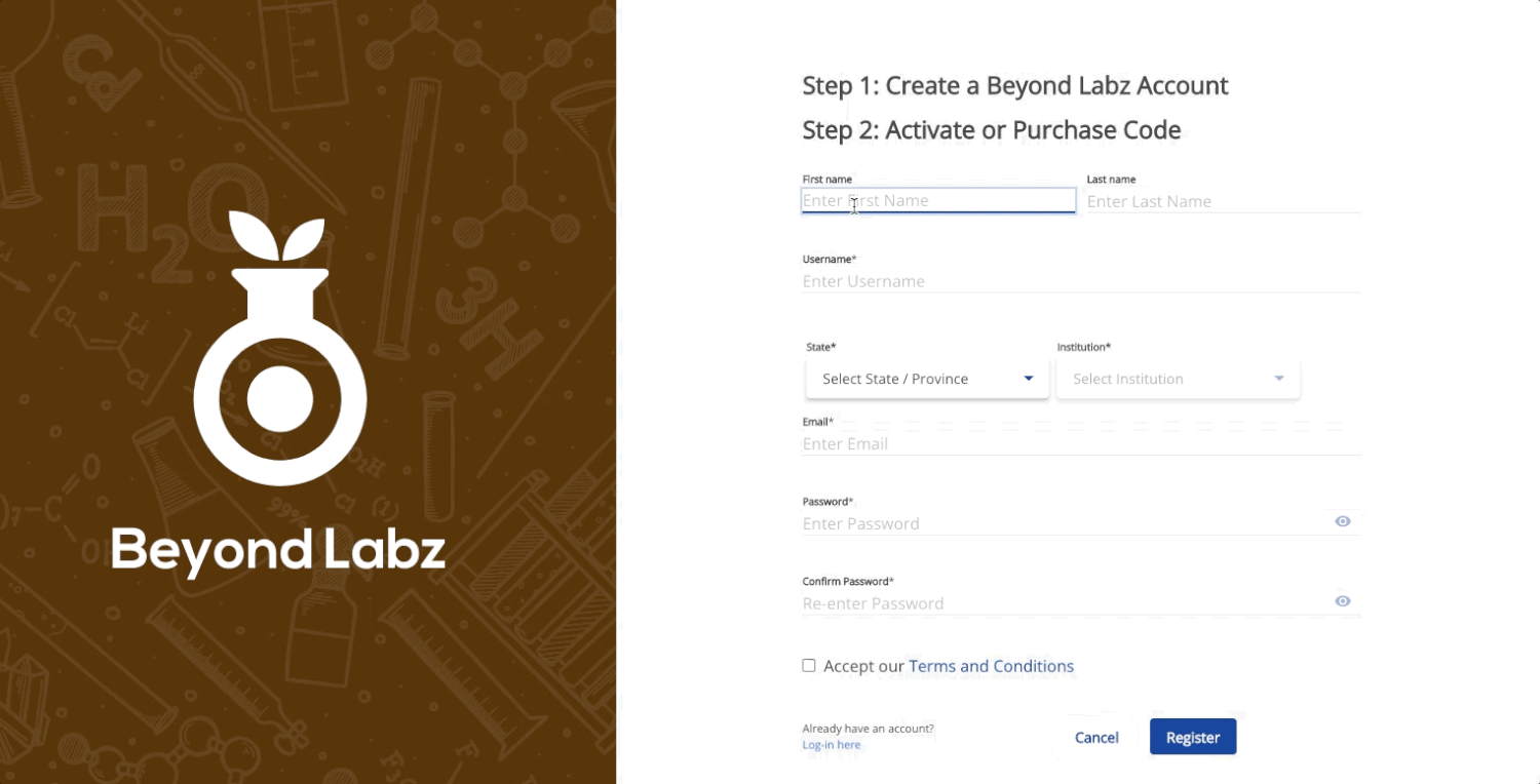 Purchase instructions beyond labz