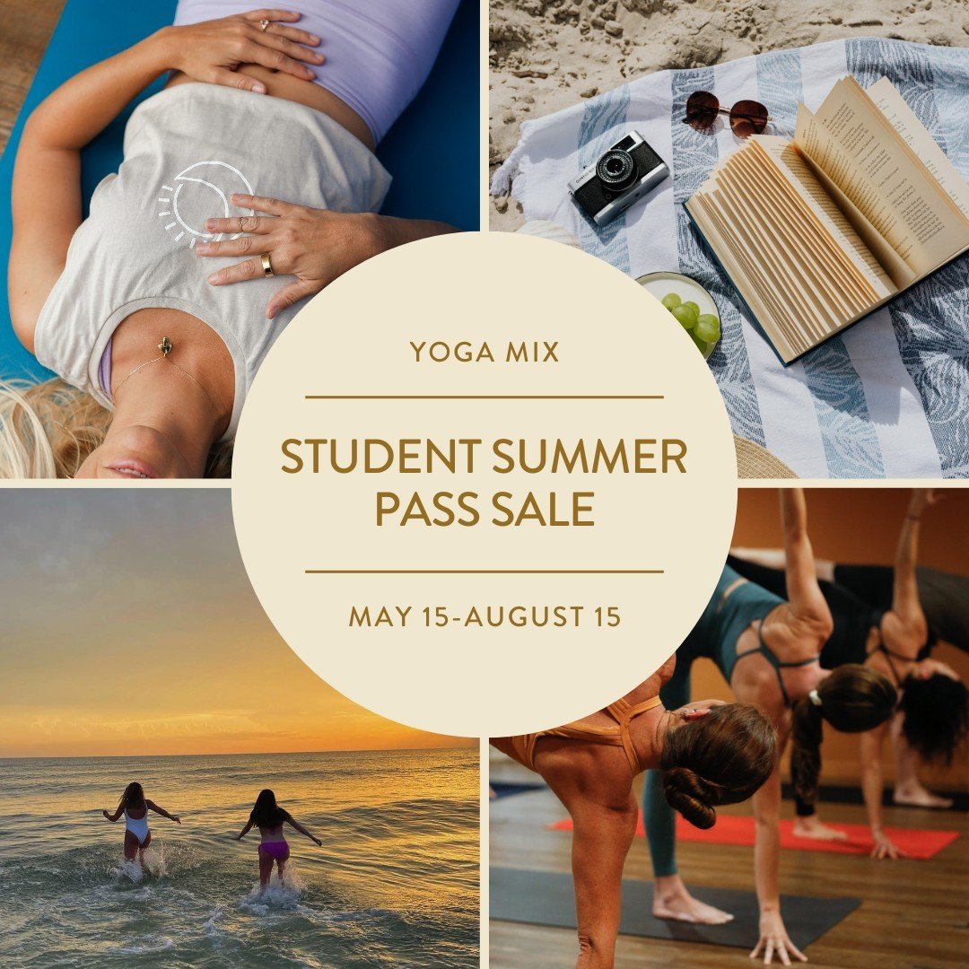 🌟 Summer vibes are calling, and we have the ultimate pass for you and your squad! ⁠
⁠
🌞 Score unlimited zen sessions from May 14th to August 15th with our Student Summer Pass for just $299! ⁠
⁠
😎 But here's the kicker &ndash; buy before April 26th