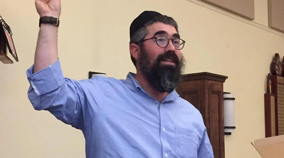 Rabbi Nechemia Schusterman was accosted by pickup truck drivers who yelled at him. (Facebook)