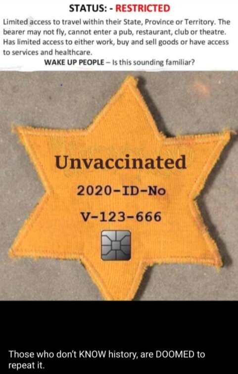 Oklahoma Gop Under Fire For Facebook Meme Comparing The Unvaccinated To Jews In Nazi Germany Stopantisemitism Oklahoma Gop Under Fire For Facebook Meme Comparing The Unvaccinated To Jews In Nazi Germany Stopantisemitism