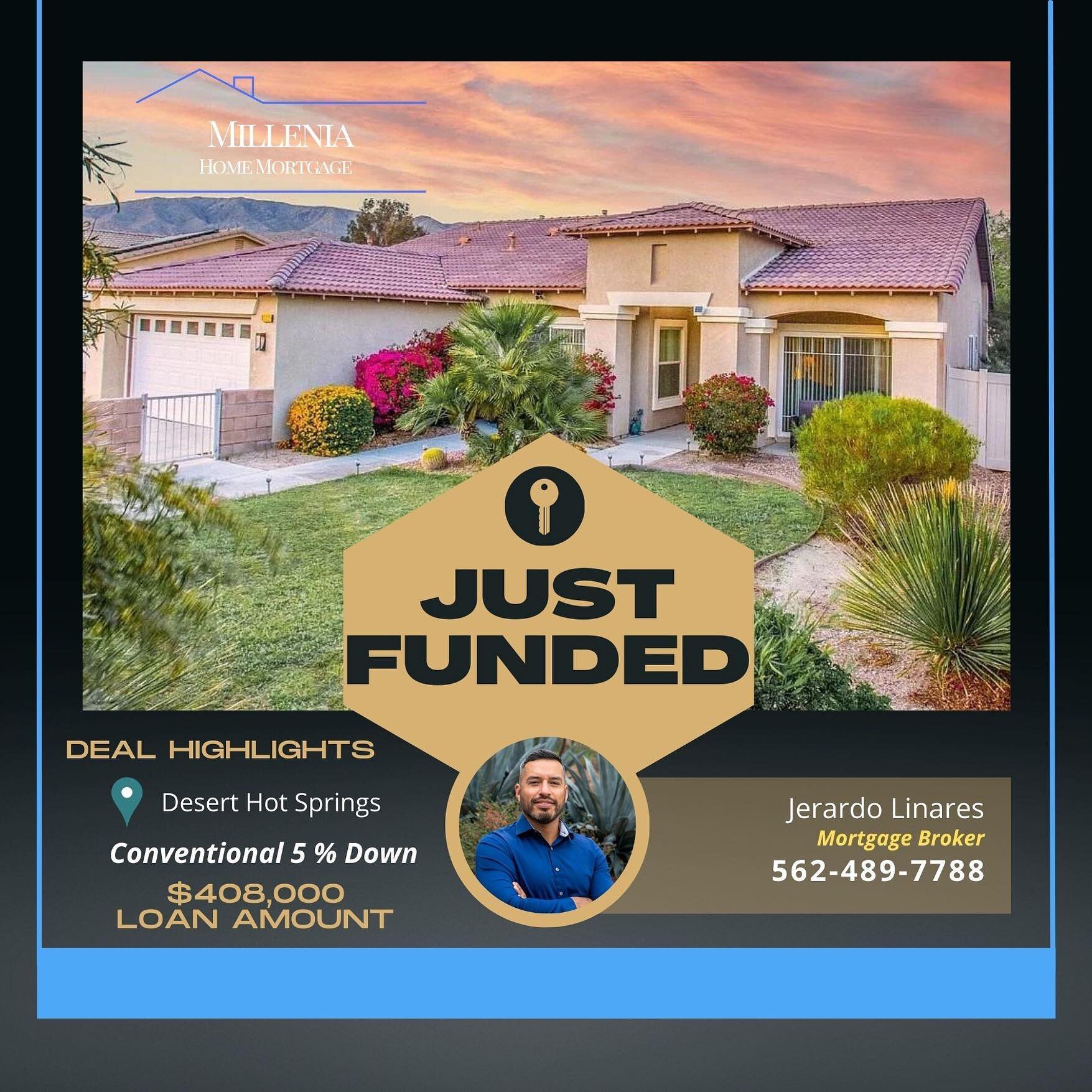 Believe it or not you can still find SFRs under 500k in So Cal! Just helped a VIP client of ours with their home loan for this Desert Hot Springs Home 🏡 🏜️ 🌵