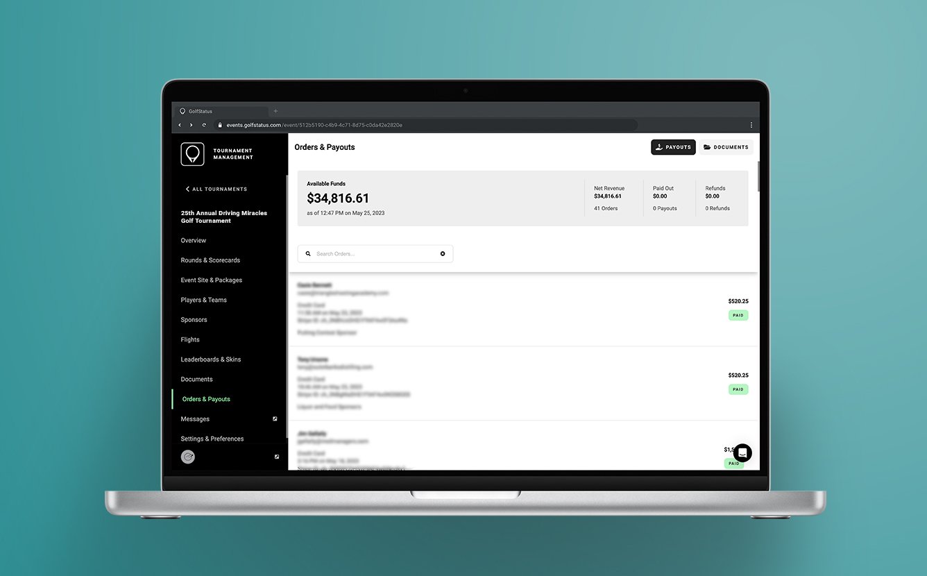 Track payments and donations and export robust reports.
