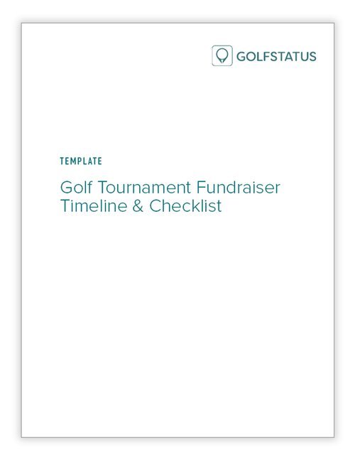 Golf Tournament Fundraiser Timeline &amp; Checklist