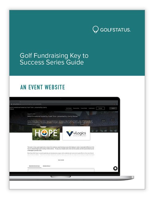 Golf Fundraising Key to Success Series Guide: An Event Website