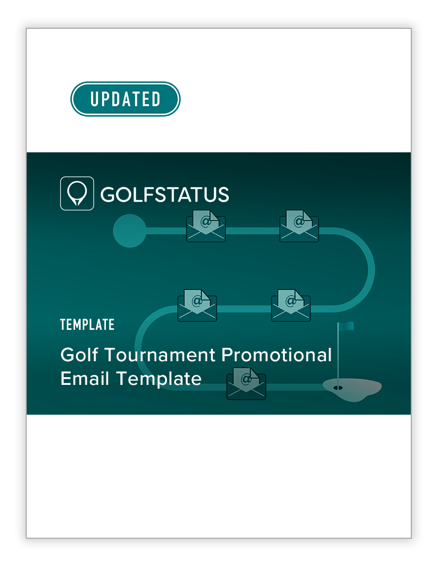 Golf Tournament Promotional Email Template