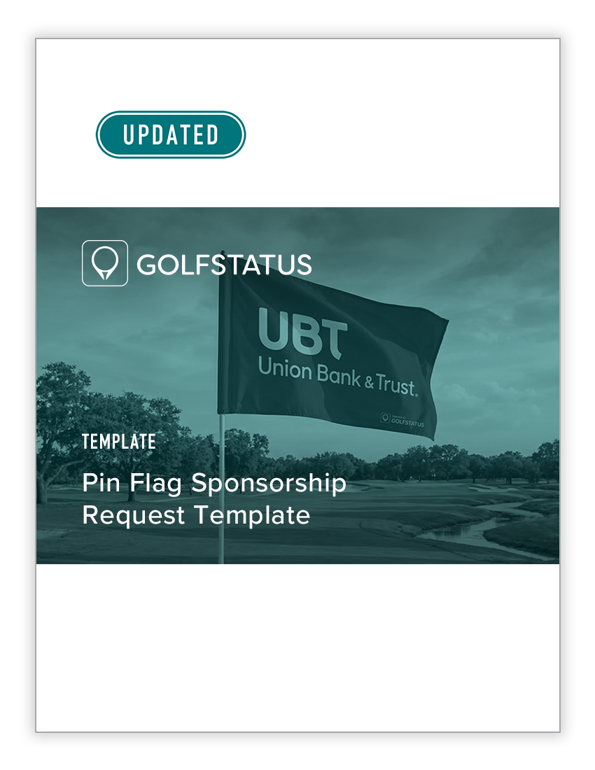 Pin Flag Sponsorship Request Template