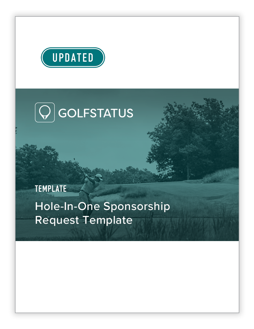 Hole-In-One Sponsorship Request Template