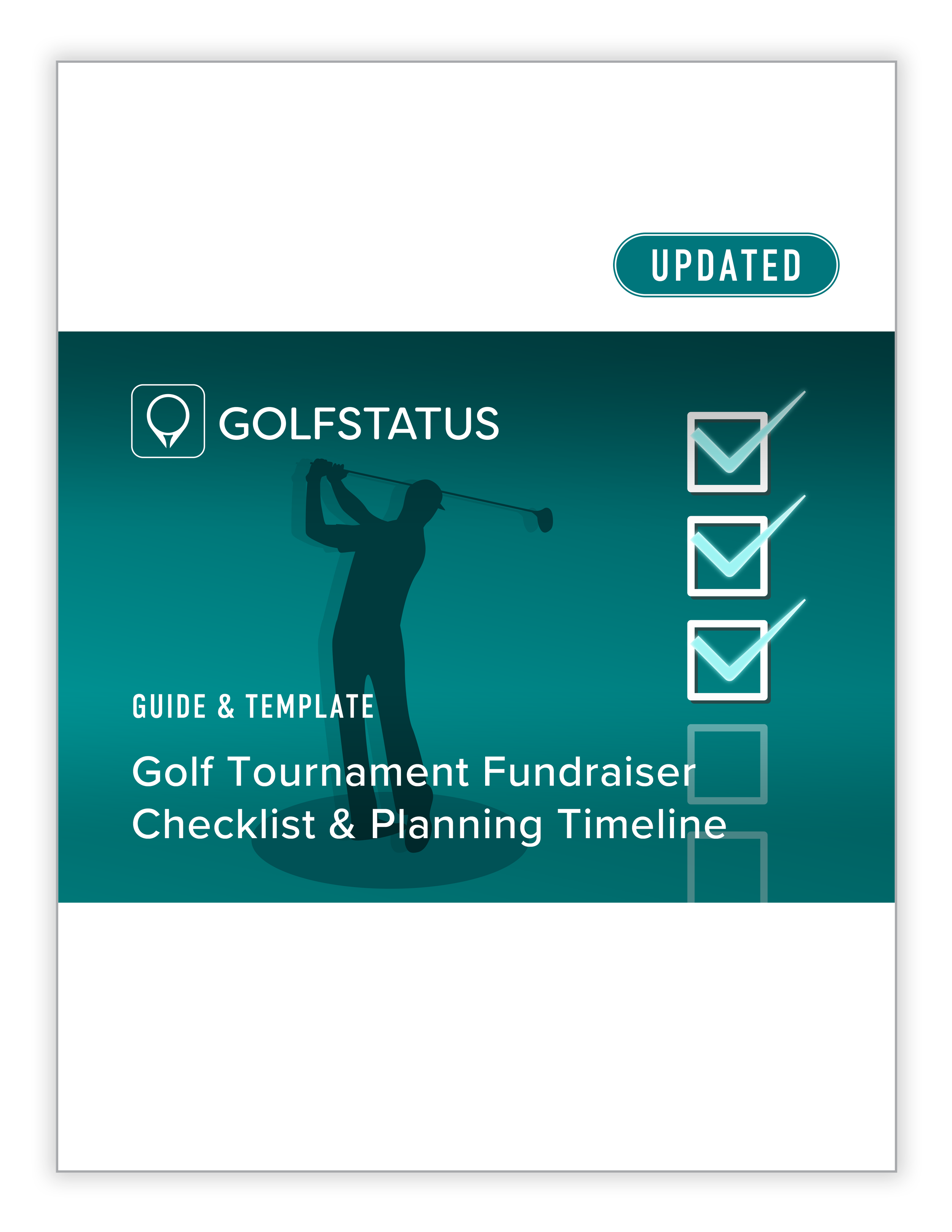 Golf Tournament Fundraiser Checklist & Planning Timeline
