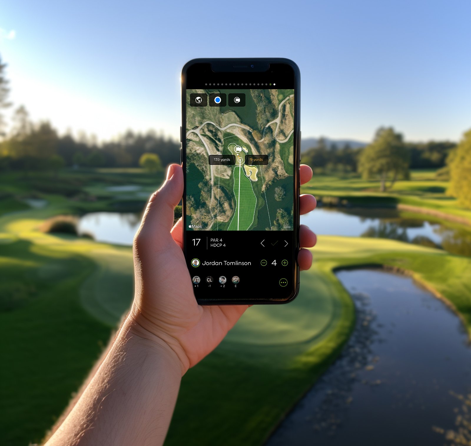 App, application, flag, game, golf, location, point icon - Download on