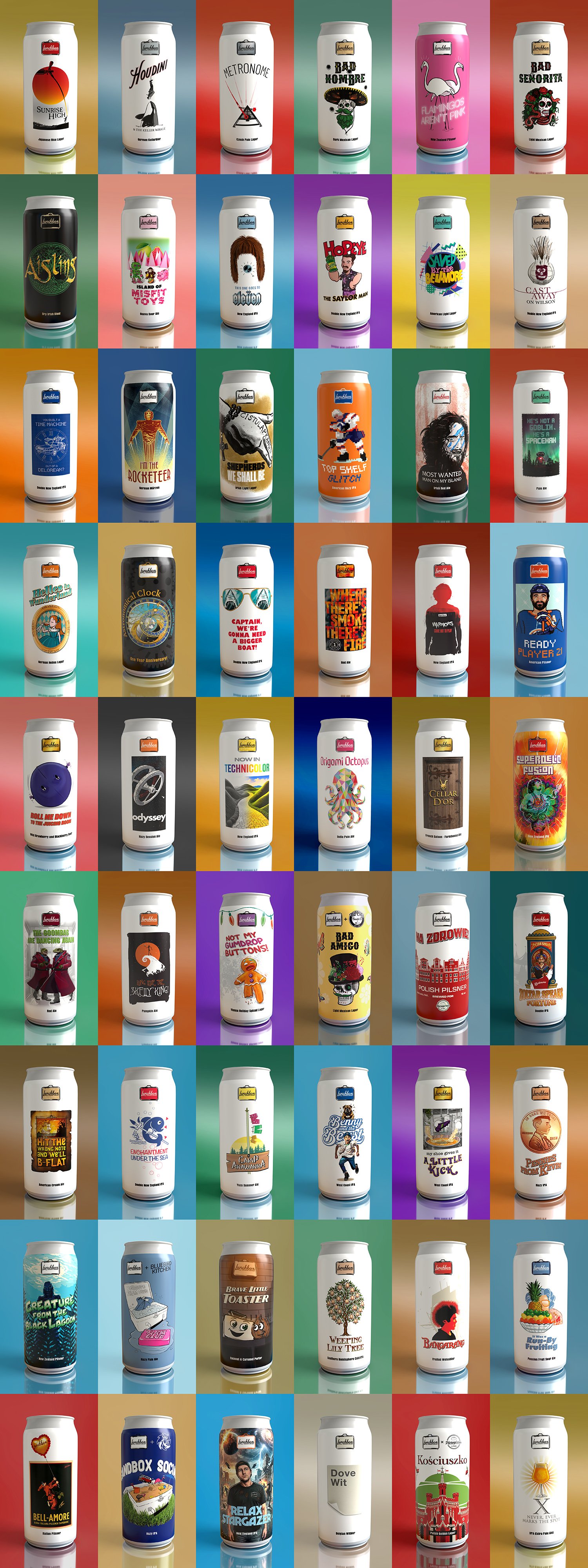 Lunchbox Brewery 54 cans