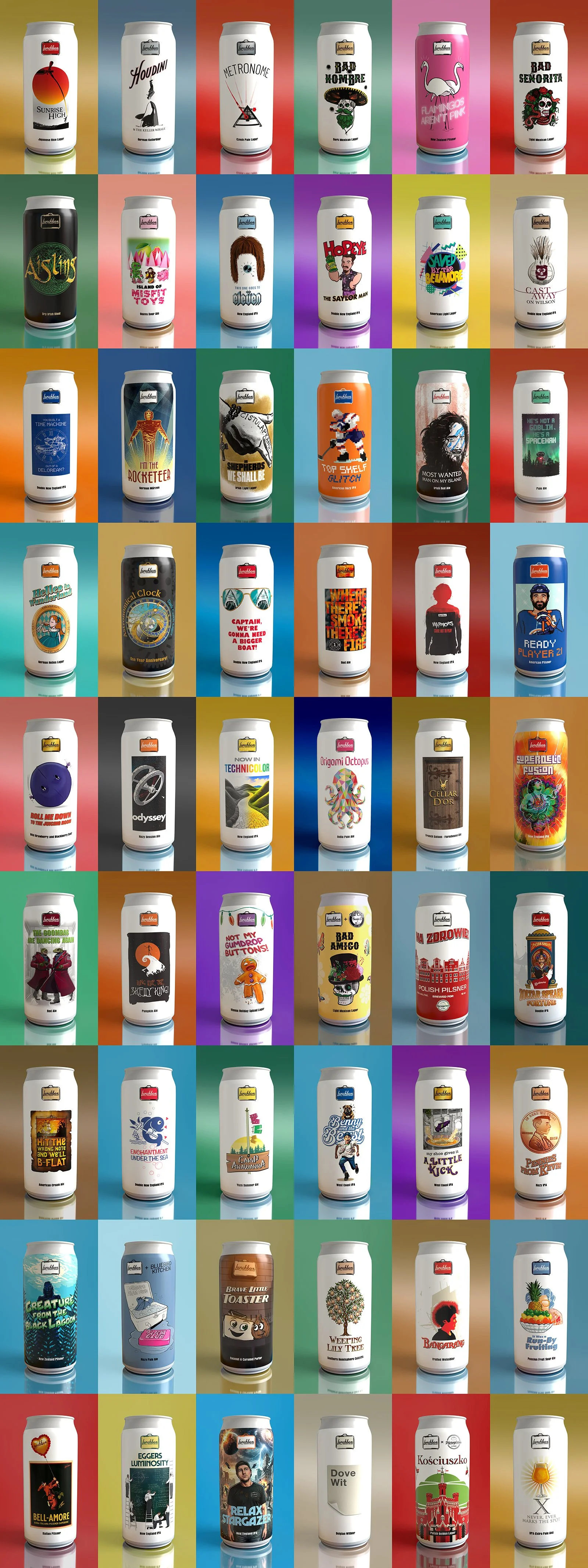 Lunchbox Brewery 54 cans