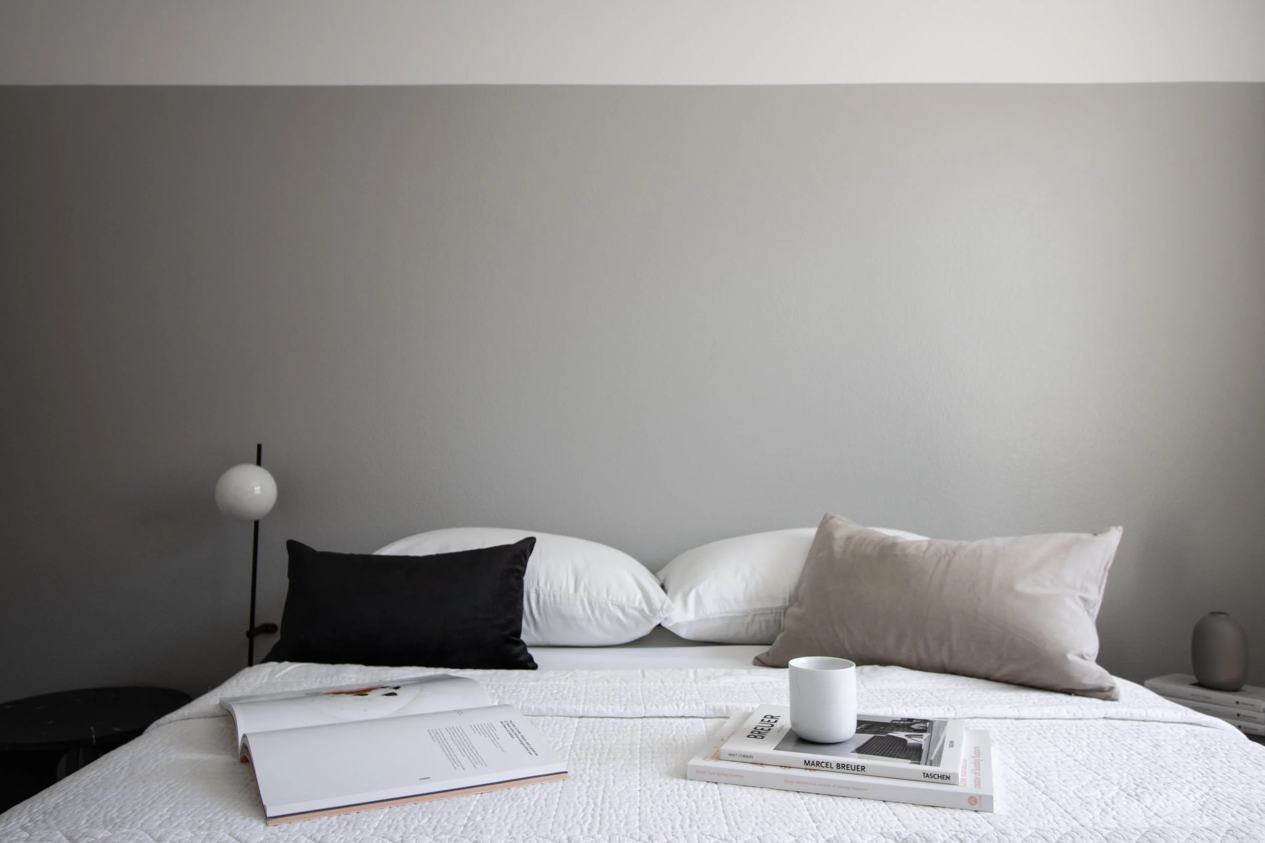 minimal + calm guest bedroom