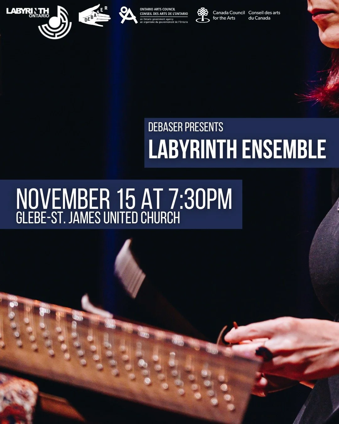 ✨ Announcing the Labyrinth Ensemble at Glebe St James Church on Nov 15 ✨

Toronto&rsquo;s foremost maqam group, the Labyrinth Ensemble, has spent four years dedicated to experimenting with and promoting modal music traditions of Central, West, and So